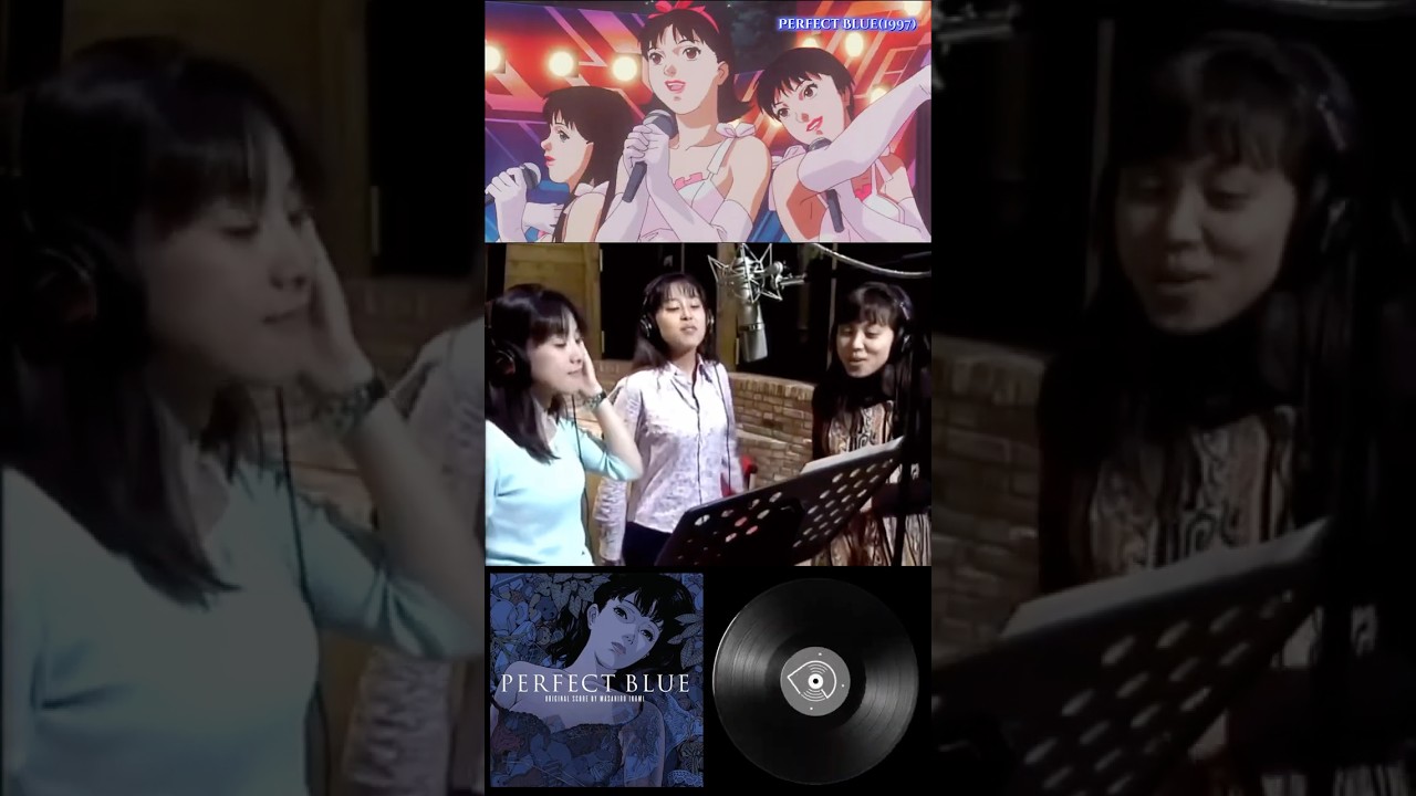 Studio recording of Satoshi Kon’s masterpiece ‘Perfect Blue’ (1997) #anime #japan #soundtrack