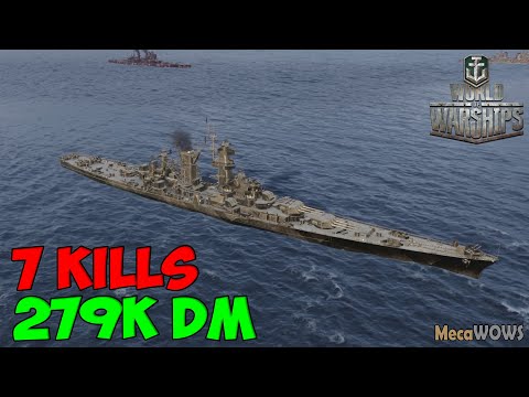 World of WarShips | Alaska | 7 KILLS | 279K Damage - Replay Gameplay 4K 60 fps