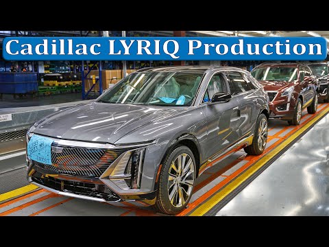 キャデラックLYRIQの生産工場を丸っと見ることができる動画