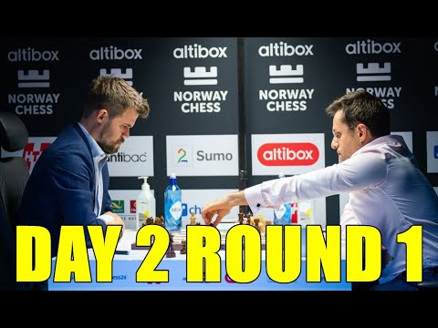 GM Levon Aronian Vs GM Magnus Carlsen | Samifinals Day 2 Game 1 | Aimchess US Rapid 2021