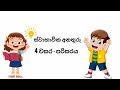ස්වභාවික අනතුරු 4 ශ්‍රේණිය පරිසරය W K A K Ka