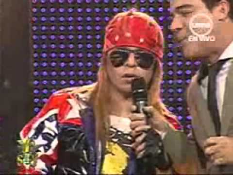 YO SOY AXL ROSE " WELCOME TO THE JUNGLE " [08/08/12] COMPLETO. YO SOY PERU .