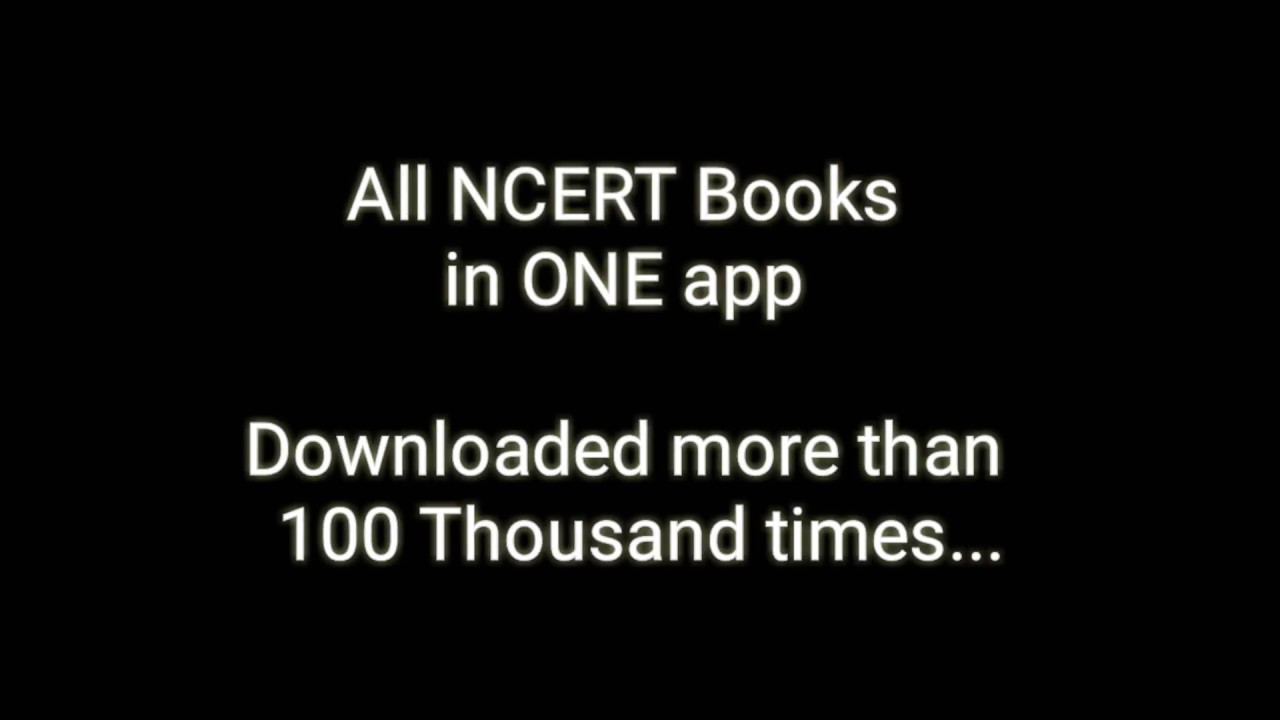 All NCERT Books | FREE android application | Download now