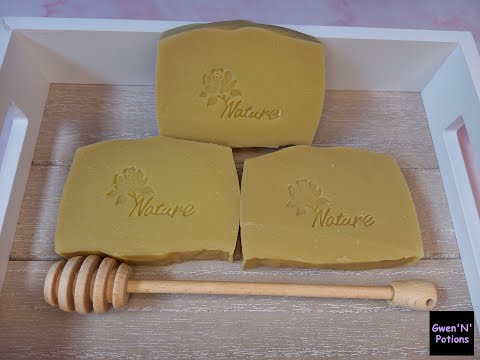 Olive- Coconut Cold Process Soap, Simple Gentle Soap, Easy for beginners (recipe included)