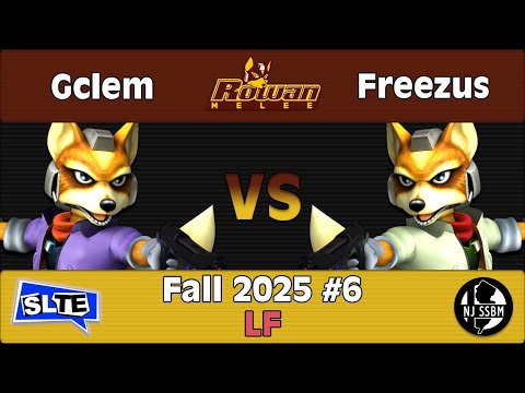 Rowan SSBM Fall 2025 #6: Gclem (Fox) Vs. Freezus (Fox) - LF