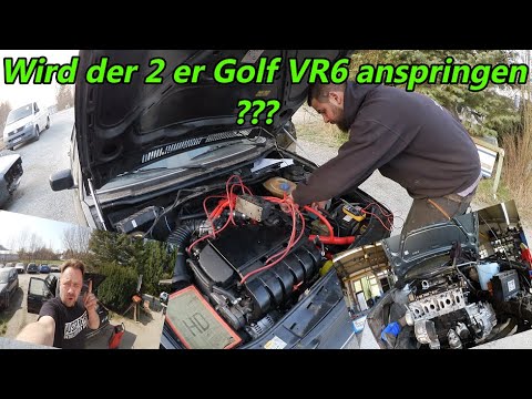 The usual madness! Will the Golf 2 VR6 start? Turbo Gockel