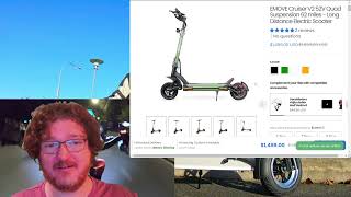LIVE Emove Cruiser V2 Unboxing