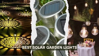 7 Best Solar Garden Lights in 2026 – Bright, Waterproof & Zero Bill