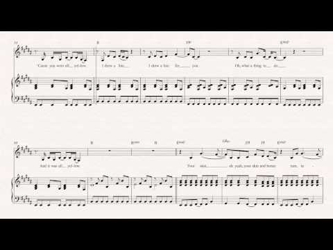 Horn - Yellow - Coldplay Sheet Music, Chords, & Vocals