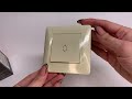 Кнопка звонка VIDEX BINERA крем (VF-BNDB1-CR)
