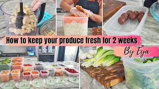 How to store vegetables in Fridge / keep your produce fresh longer (2 weeks and more)