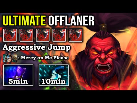 EPIC OFFLANE AXE 10Min Dagger + Phase Boots Chop Down Enemy with Aggressive Jump EZ Deleted Slark