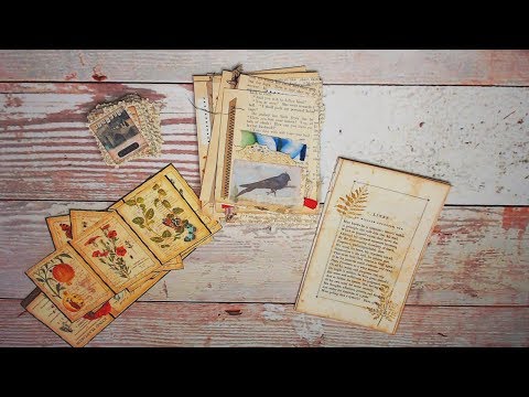 How to Make DIY Clusters and Other Goodies for your Junk Journal Ephemera Stash