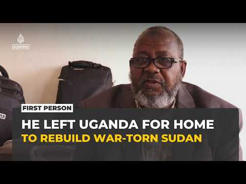 Sudanese engineer leaves Uganda to help rebuild his war-torn country