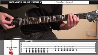 Blink 182 - Dick Lips Performances & Jam Track best guitar lessons tabs