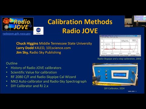 Dr. Chuck Higgins, Larry Dodd, & Jim Sky - Calibration Methods for Radio JOVE