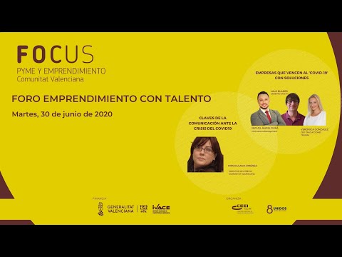 Empresas que vencen al Covid19 con soluciones - Foro Emprendimiento con Talento[;;;][;;;]