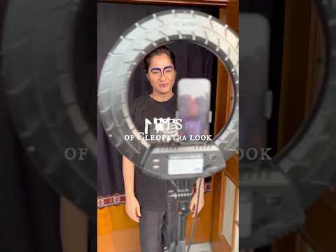 “Cleopatra Makeup Look BTS 👑 | Ancient Egyptian Queen Transformation