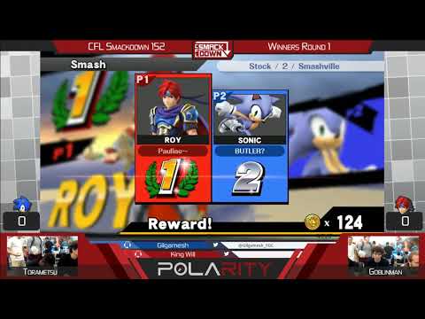 CFL Smackdown 152 WiiU - Torametsu (Sonic) vs Goblinman (Bayonetta) - Winners R1