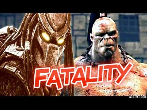 Mortal Kombat X - Predator Fatality vs Goro