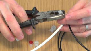 How to use telephone jelly crimp connectors