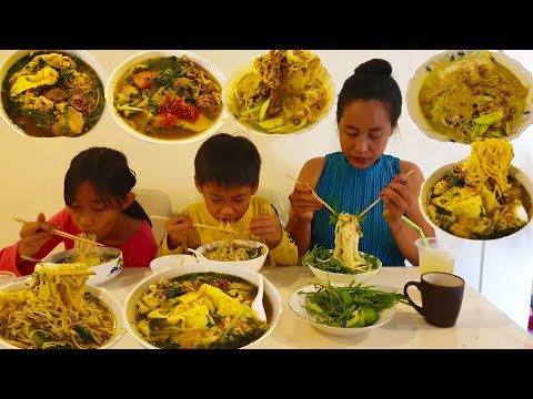 Cambodian Rice Noodle And Mi Keav For Breakfast - A Delicious And Healthy Breakfast Ever