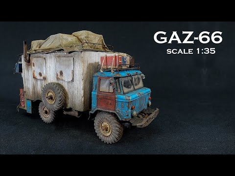 GAZ 66 Light Truck scale 1:35 für mein Endzeit Diorama / for my end time diorama