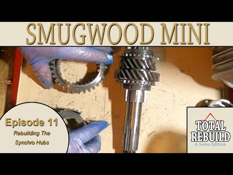 Classic Mini A+ Series Engine Total Rebuild Episode 11 - Rebuilding The Synchro Hubs