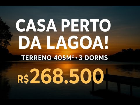 Casa com 3 dormitórios a venda em Balneário Barra do Sul - R$ 268.500,00