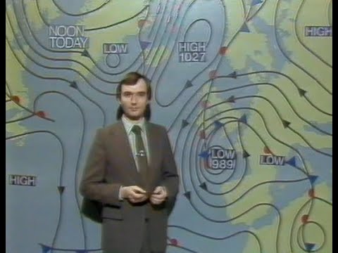 Weather Forecast with Jim Bacon Sunday 10th May 1981