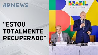 Lula discursa em reunião ministerial na Granja do Torto