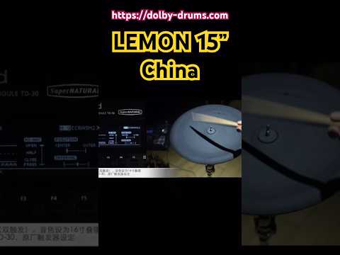 Used Lemon 15” China Cymbal for Roland Alesis Kit image 4