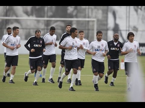 Treino desta segunda-feira no Corinthians