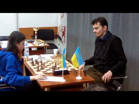 3 round games in progress and end of the game IM Golubka, Petr vs WFM Osmak, Iuljia!