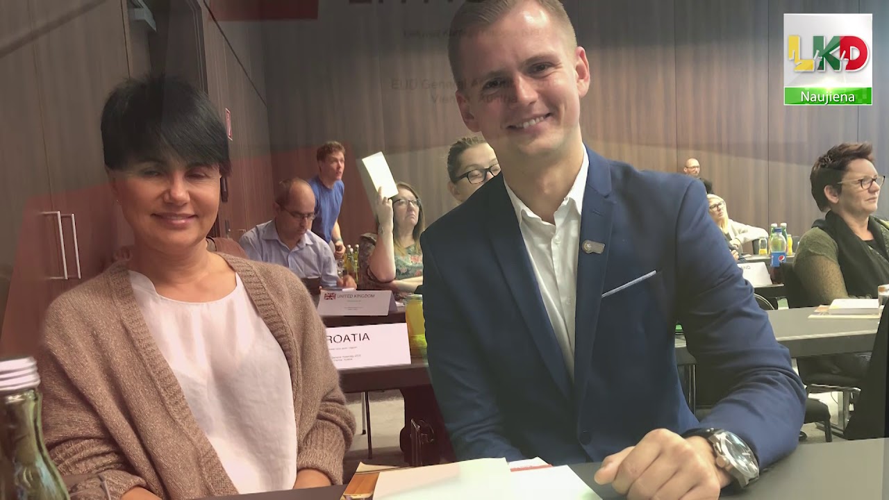 LKD prezidento Kęstučio Vaišnoros įspūdžiai iš EUD Generalinės Asamblėjos Vienoje