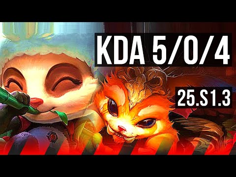 TEEMO vs GNAR (TOP) | KR Diamond | 25.S1.3