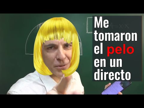 ME TOMARON EL PELO EN UN DIRECTO