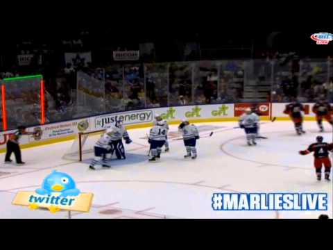 Luke Glendening's hard work leads to Riley Sheahan's Goal Oct 5 2013