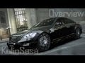 Mercedes-Benz S Class W221 Black Bison 2009 Black Edition para GTA 4 vídeo 1