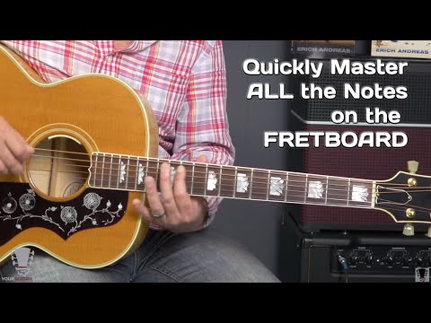 How To Master All The Notes on the Fretboard - Guitar Lesson