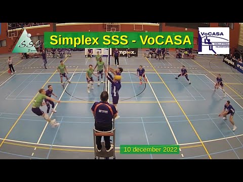 2022-12-10 Simplex SSS - VoCASA (samenvatting, 10 min) Eredivisie Heren Volleybal