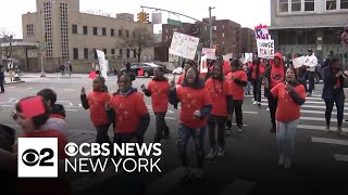 Children participate in anti-gun violence march in Brooklyn