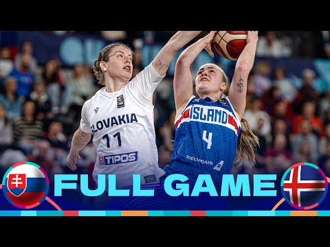 Slovakia v Iceland | Full Basketball Game | FIBA Women's EuroBasket 2025 Qualifiers