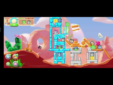 @AngryBirds cross angrybird Rocky Canyons cross  level 1572 #384 #gameplay #nocopyright