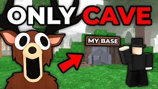 Can I Survive ONLY In The KIDS CAVE In 99 Nights In The Forest?!