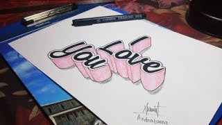 Download lagu Tutorial cara membuat tulisan 3D | I Love You mp3 Download lagu Tutorial cara membuat tulisan 3D | I Love You mp3