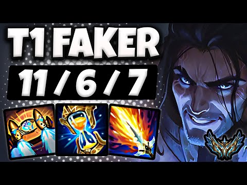 T1 Faker Sylas vs Ahri [ MID ] Korea Challenger Patch 25.10