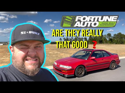 FORTUNE AUTO COILOVER REVIEW! HKS/REVEL EXHAUST SWAP. DA9 INTEGRA HONDA ACURA
