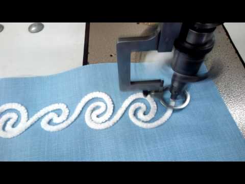 Cornely Machine L with thick chenille coiling