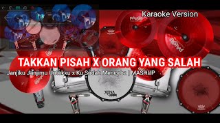 Download lagu (karaoke) Eren feat Luvia - Takkan Pisah X Orang yang Salah mp3
